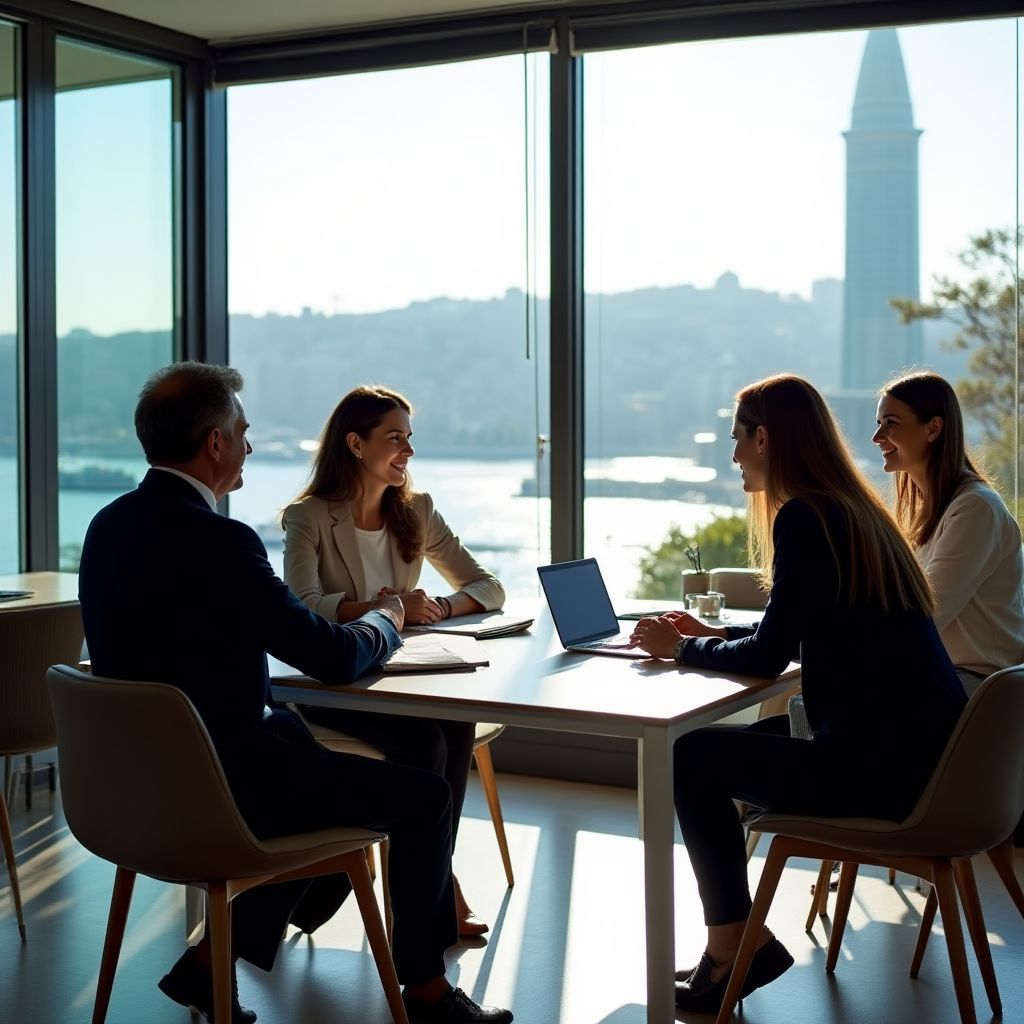 TurkCoach team in modern office space