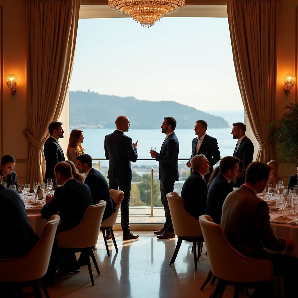 Business networking event